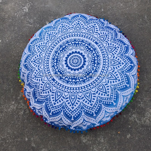 Tapiz indio de alta calidad, funda de cojín con estampado de Mandala, decoración Bohemia, funda de hojaldre otomana, venta directa de fábrica - Product Image 3