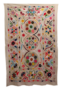 En gros Belle Suzani Brodé À la Main Tenture Murale Suzani Jeter - Product Image 2