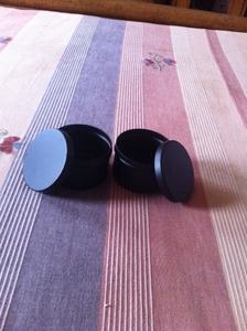 Black Metal <b>Candle</b> Container with Lid Gift Print Customize Handmade Wedding <b>Birthday</b> Item Packing Aromatherapy - Product Image 4