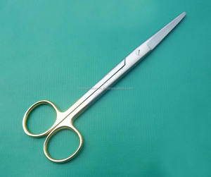 Mayo กรรไกรตัดทังสเตนคาร์ไบด์โค้งกับแหวนทองที่จับใบมีดคมกรรไกร - Product Image 2