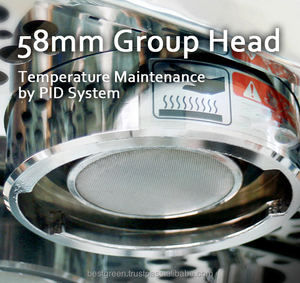 Machine à café expresso programmable électrique semi-automatique fabriquée en Corée pour un usage domestique commercial d'hôtels - Product Image 2