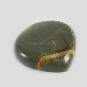 18X18มม. หัวใจสวย Cabochon 2.50 Gms พลอยหลวม18มม. ธรรมชาติแจสเปอร์ - Product Image 2