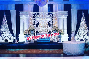 Escenario de Boda de Cristal en Forma de Media Luna, Escenario de Boda con Corte de Diamante, Diferentes Escenarios de Boda, Fabricante en Australia, Estados Unidos, Reino Unido e Irlanda - Product Image 2