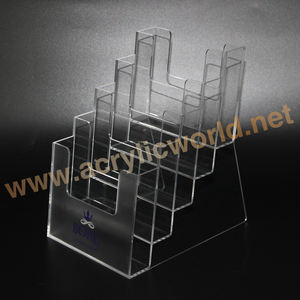 Customized Mult Compartment Brochure Holder Acrylic POP <b>Display</b> <b>Stand</b> - Product Image 3