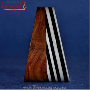 Pulsera de madera sin terminar hecha a mano, joyería de madera al por mayor - Product Image 6