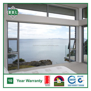 หน้าต่างอลูมิเนียมสำหรับโรงแรมแนวตั้งสวิงเปิดกระจกสองชั้นเคลือบอลูมิเนียมอัลลอยด์ประหยัดพลังงานฉนวนกันเสียง - Product Image 1