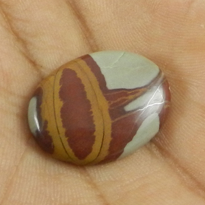 Jaspe Noreena ovale 18x23mm, vente en gros, 3,15 g, cabochon, pierre précieuse IG0672 - Product Image 3