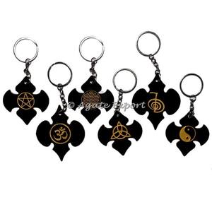 Mix Symbol Of reiki Acrylic Keychain : Old Manufacturer of Gemstone <b>Keyrings</b> and keychain - Product Image 1