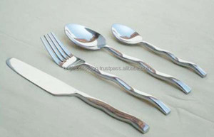 Round Twisted Handle Cutlery Set Stainless Steel - Product Image 2