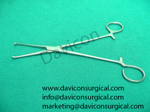 Pinzas para amígdalas Coliver (WHITE-ALLIS-COAKLEY) rectas, 4 x 5 dientes, 7.5/8 pulgadas - Product Image 2