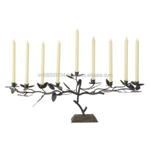 Candelabra Wedding Decor Tree Shaped Nine Pillar Candle Stand - Product Image 1