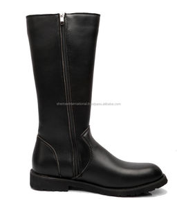 Botas de cuero hasta la rodilla para hombre, a la moda, hasta media pantorrilla - Product Image 2