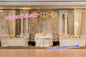 Jodha Akber-escenario de boda tradicional, decoración de escenario de fibra de India, Rajasthani - Product Image 3