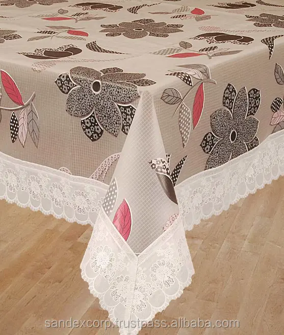 Best Rated Indian Supplier Table Linens 100% OEM Polyester With Luxurious Embroidered Design For Home Table Mat..