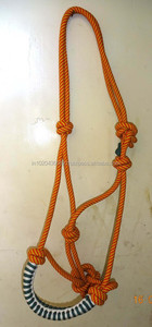 Customizable Red Indian Multi-Size Horse <b>Halter</b> Durable Washable Nylon Thickened Bridle <b>Ropes</b> Custom Features Headcollar - Product Image 2
