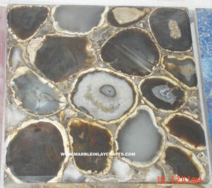 Carrelage mural et de sol en agate grise décorative - Product Image 1
