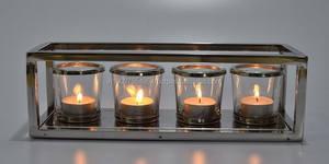Decorative Handmade Glass <b>Tea</b> Light Candle Holders Indoor Outdoor Tabletop Home Wedding Christmas <b>Party</b> <b>Decorations</b> - Product Image 2