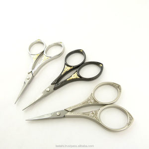 Tijeras de Bordado con Mangos Decorativos Fundidos, Juego de Tres Tijeras Premium para Cutículas, Curvas, de Acero Inoxidable, Más Vendidas 2026 - Product Image 1