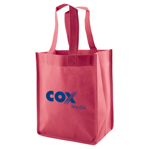 Sac fourre-tout non tissé standard-présente des coutures cousues, des goussets latéraux et inférieurs, des poignées renforcées de 14 "et est livré avec votre logo. - Product Image 5