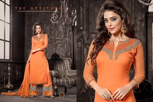 Impression numérique avec costume en coton Dupatta prêt à coudre robe tenue décontractée royale pour femmes robe pakistanaise pour femmes Salwar Kameez - Product Image 4