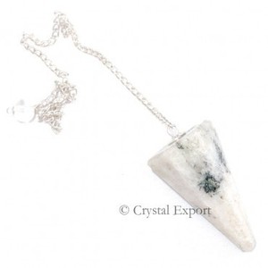 Péndulos facetados de arcoíris, Luna, piedra, en línea - Product Image 1