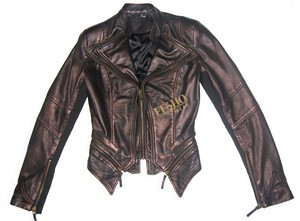 2015 nouvelles femmes portent des vêtements de mode de Style coréen et des vestes en cuir élégant dames vêtements d'extérieur Slim Fit à la mode manteau décontracté - Product Image 3