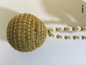 H4089 Ladies' Handmade <b>Metal</b> Evening Clutch Gold Silver Tone Fashionable Stone <b>Beaded</b> Tote Bags Online Shopping Party Bag - Product Image 6