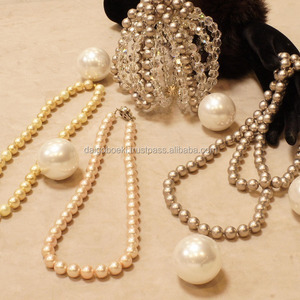 Perlas sueltas de imitación redondas blancas de alta calidad para hacer joyas OEM disponible - Product Image 3