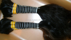 Bon feedbck rw remy cheveux indiens en vrac Grade 12A vente d'usine prix bas 100% cheveux indiens vierges Remy en vrac - Product Image 5