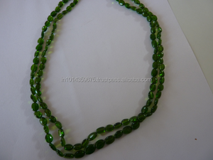 ขายส่งลูกปัดสีเขียวโครเมี่ยมไดออปไซด์หลวม4มม. 8มม. เครื่องประดับหินธรรมชาติทำอัญมณีลูกปัดไดออปไซด์โครเมียมขายส่ง - Product Image 5