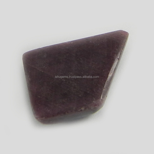 Lot de pierres précieuses fantaisie couleur rubis, Cabochon naturel et ample, 20x15mm, 4.40 gms - Product Image 3
