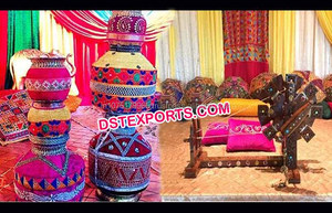 المارون الذهب الزفاف ياغو ، زفاف مزخرف ياغو للزينة ، البنجابية زفاف مزخرف ياغو