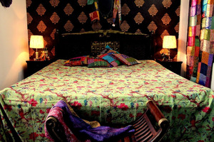 ผ้าคลุมเตียงลายนกอินเดีย - Product Image 6