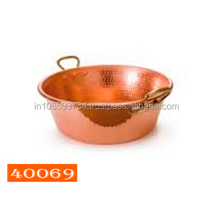 Fabricant et Grossiste Face Poignée En Laiton Brillant Finitions Cuivre Pédicure Bol En Métal Spa Bol - Product Image 1