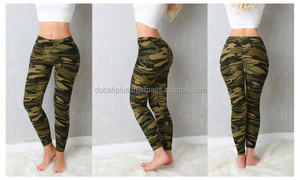 camo design gym wear leggings for ladies - Product Image 5