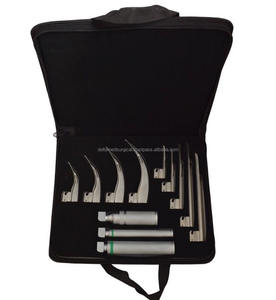 Juego de laringoscopio desechable de fibra óptica Macintosh & Miller-9 HOJAS, 3 ASAS - Product Image 1