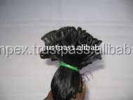 Tejido indio Remy Raw Hiar. Pelo ondulado hecho a mano. Buena calidad sin desprendimiento y enredos. Tejido manual de cabello perfecto solamente. - Product Image 3