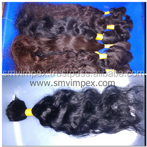 ผมหยิกธรรมชาติธรรมชาติธรรมชาติไม่ผ่านการทำ100%!!! ไม่มีส่วนผสมของเส้นผมจากสัตว์!!!! ผมมนุษย์บริสุทธิ์แบบชาวเรมี่ชาวอินเดียจำนวนมาก - Product Image 2