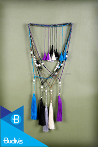 Colliers de perles de conception de gland de Bali classique Top accessoire de mode classique avec des perles de perles - Product Image 2