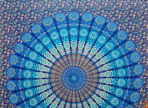 Tenture murale grande taille, tapisserie Mandala, art Hippie, pour plage, pique-nique, vente en gros, décoratif, - Product Image 6