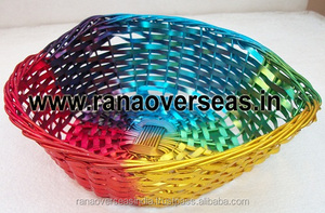 ตะกร้าลวดอลูมิเนียมรูปหัวใจหลายสีสำหรับผลไม้ผักและ Chapati - Product Image 4