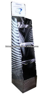 Pop up Supermarket Paper Corrugated Floor Merchandise Retail Pos <b>Display</b> Rack <b>Cardboard</b> <b>Display</b> <b>Stand</b> - Product Image 3