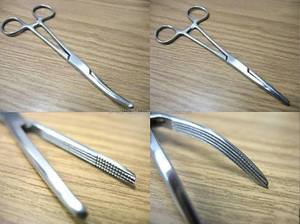 Fórceps de Carmalt de acero inoxidable de alta calidad, Instrumentos dentales quirúrgicos de potencia Manual para operaciones médicas - Product Image 4