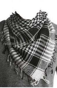 Écharpe tactique traditionnelle d'été 100% coton pour hommes, taille et couleur personnalisables, style arabe, design carré pour temps chaud - Product Image 6