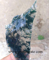 Pierres brute d'agate, en mousse naturelle, à vendre