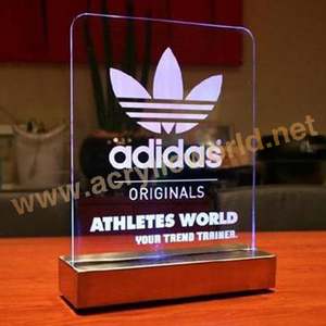 โดยตรงขายโดยโรงงานนำป้ายอะคริลิฐานและนำยืนโฆษณานำฐานสัญญาณ - Product Image 3