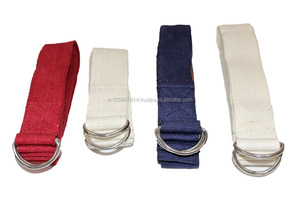 Cotton <strong>Yoga</strong> <strong>Strap</strong> With Adjustable D Cotton Strapping - Product Image 4