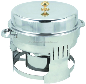 จานร้อนสแตนเลสสำหรับโรงแรมและร้านอาหารรูปทรงกลมดีลักซ์ - Product Image 4