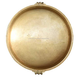 Macetas de Color dorado tradicional hechas a mano para jardín, maceta india de latón para decoración de boda, 11,9x41 pulgadas - Product Image 4