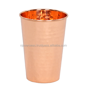 Barra de vaso martillado de cobre puro y accesorio de cocina para bebidas de vidrio Accesorios para bebidas premium - Product Image 3